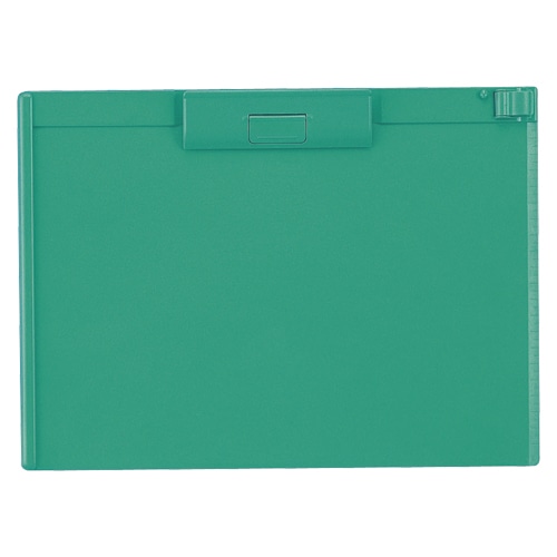 A-987U-7 クリップボードA4S 緑 1枚 (ご注文単位1枚)【直送品】
