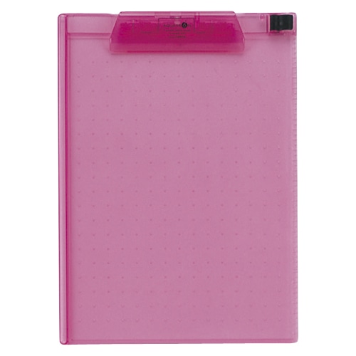 >A-5010-3 クリップボード A4E 赤 1枚 (ご注文単位1枚)【直送品】