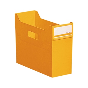 G1600-5 スタックボックス A4 黄 1個 (ご注文単位1個)【直送品】