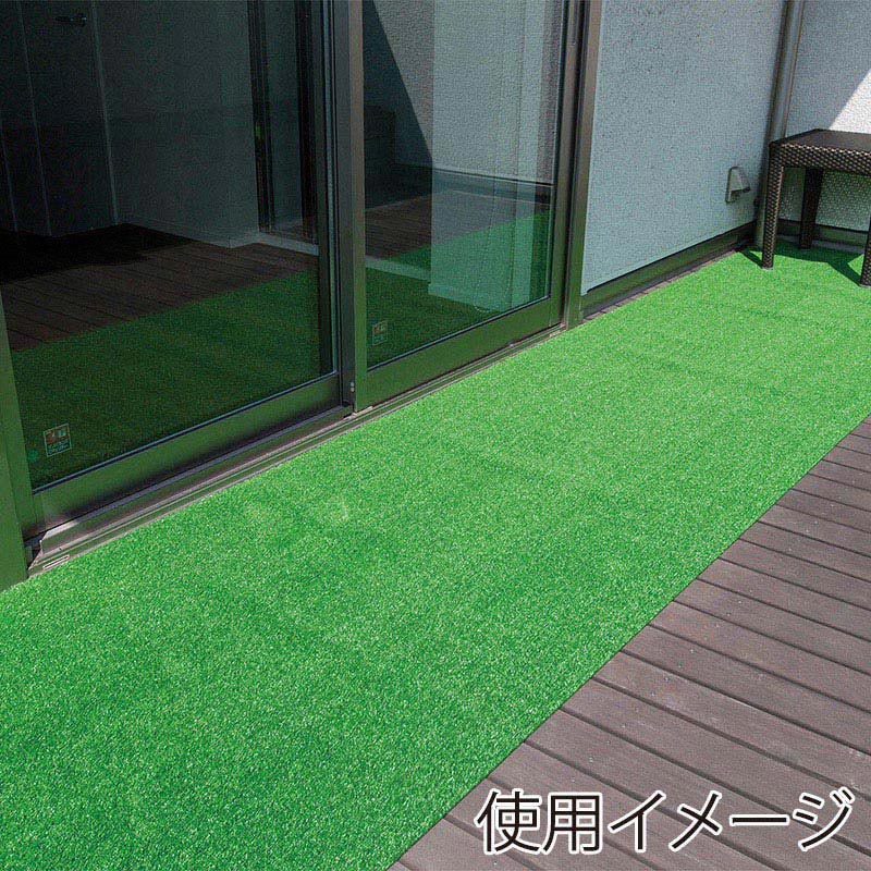 ワタナベ工業 人工芝 タフト芝ロールタイプ 6mmパイル 幅91cm×30m WT-600-91-30 1巻（ご注文単位1巻）【直送品】