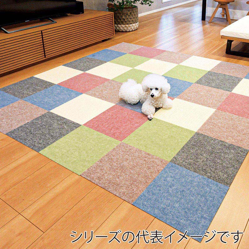 ワタナベ工業 吸着 ぴたマットループ 30×30cm ブルー 9枚入 KPL-3017 1パック（ご注文単位10パック）【直送品】