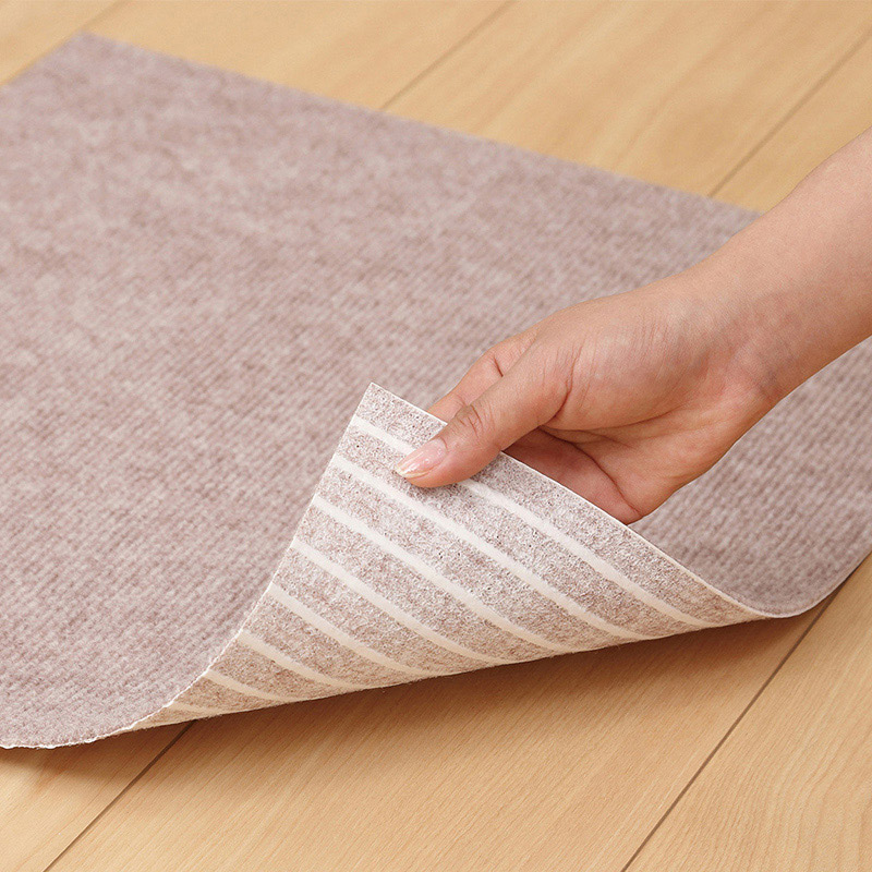 ワタナベ工業 はっ水吸着 ぴたマット 45×45cm ベージュ 4枚入 HKPL-4506-4P 1パック(ご注文単位10パック)【直送品】