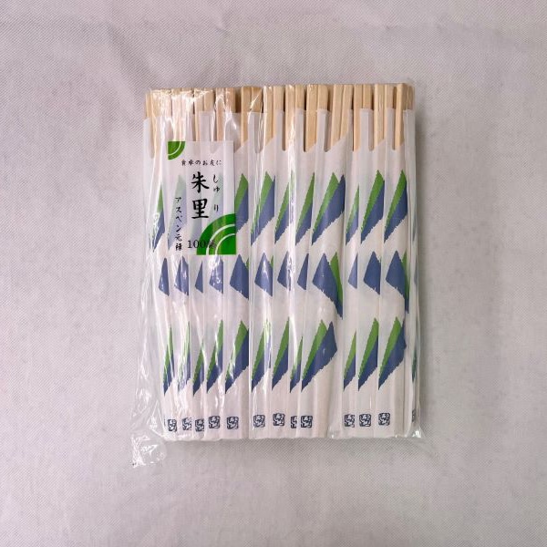 まるわ 割箸 アスペン元禄箸 箸袋入 朱里 100膳 W-343 1個(ご注文単位40個)【直送品】