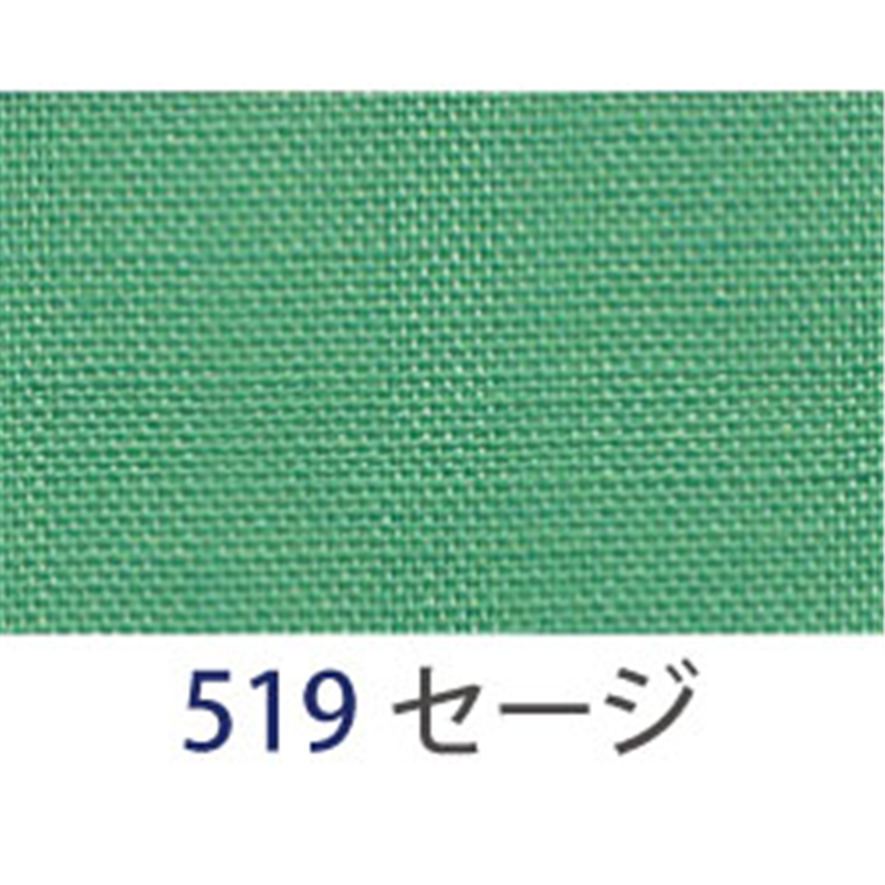 アサヒ バイアステープ テトロンワイドバイアス 両折 巾18mm巾×20m巻 セージ Col.519 1巻（ご注文単位1巻）【直送品】