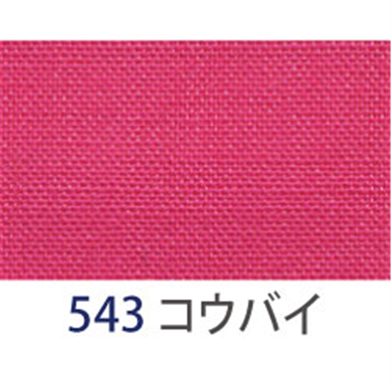 アサヒ バイアステープ テトロンワイドバイアス 両折 巾18mm巾×20m巻 コウバイ Col.543 1巻（ご注文単位1巻）【直送品】