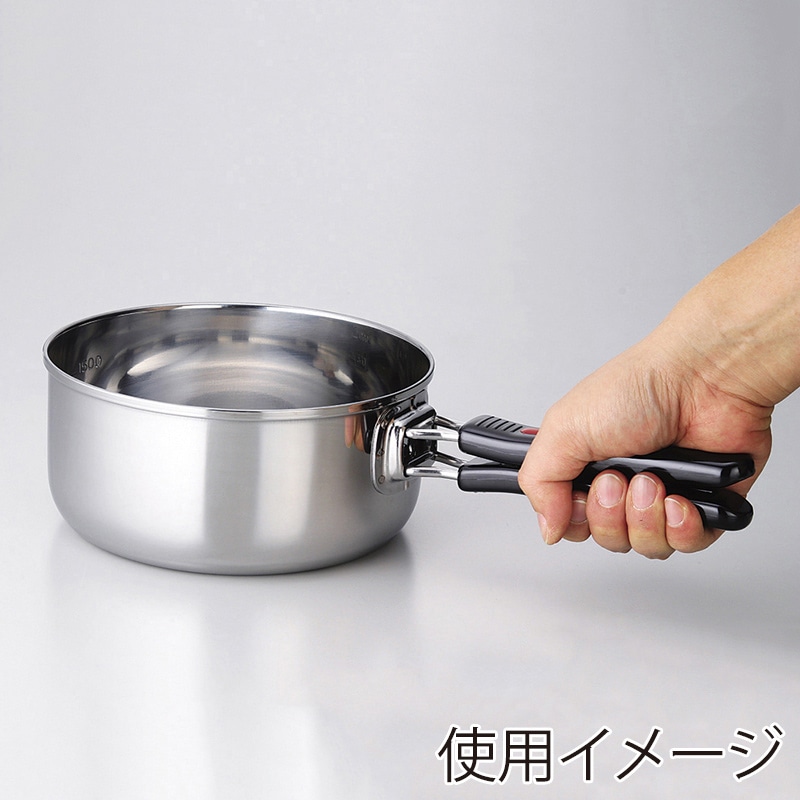 和平フレイズ フォリアス ワンタッチクッカー鍋 IH対応 3点セット FM-8157 1セット(ご注文単位1セット)【直送品】