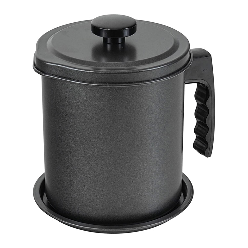 和平フレイズ エコ・ラ・ロッカ ふっ素オイルポット 1.5L 受皿付 DER-5227 1個（ご注文単位1個）【直送品】