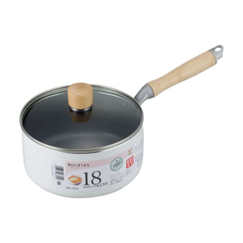 和平フレイズ ノルディーズ IH対応 片手鍋 18cm NR-7974 1個（ご注文単位1個）【直送品】