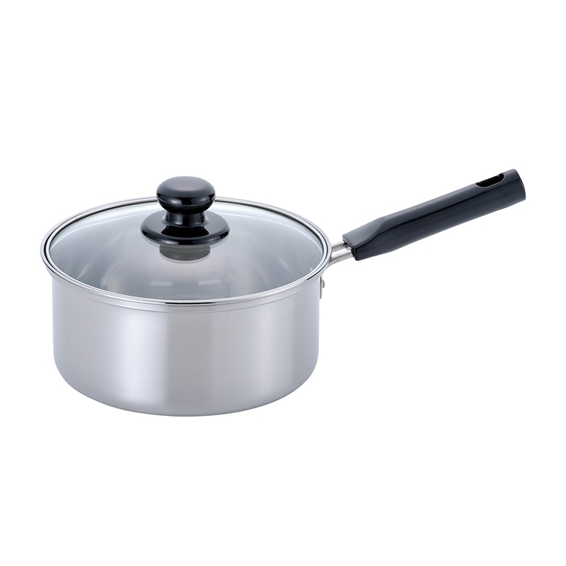 和平フレイズ バジコ IH対応 ステンレス片手鍋 18cm COM-9842 1個（ご注文単位1個）【直送品】