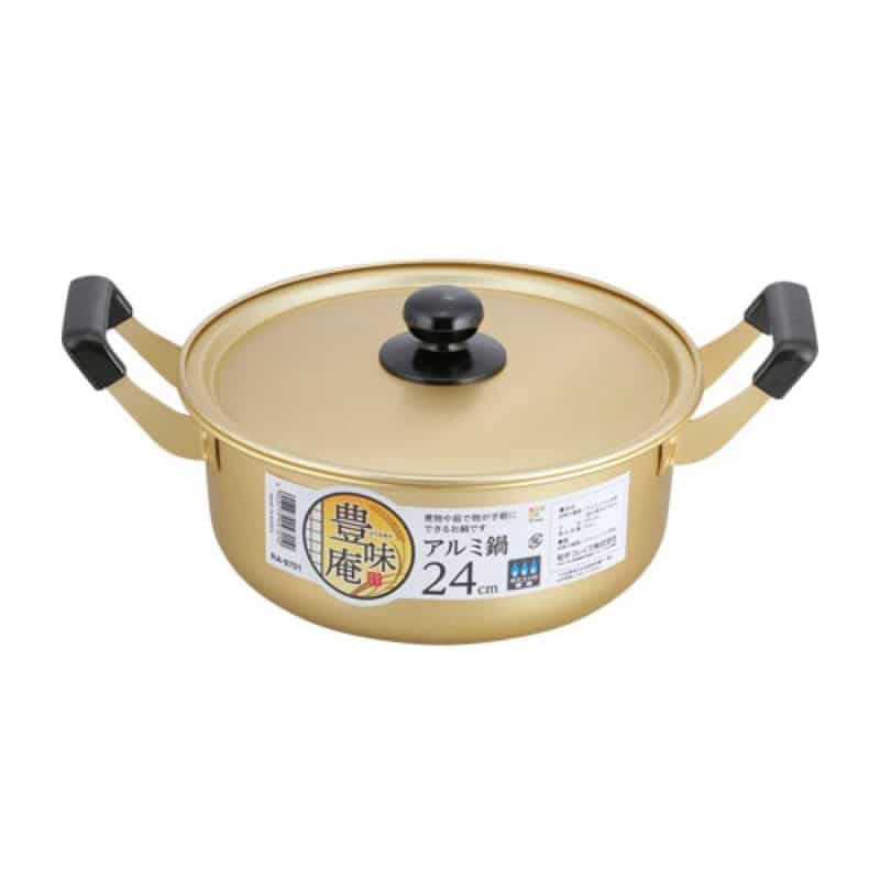 和平フレイズ 豊味庵 アルミ鍋 24cm RA-9701 1個（ご注文単位1個）【直送品】