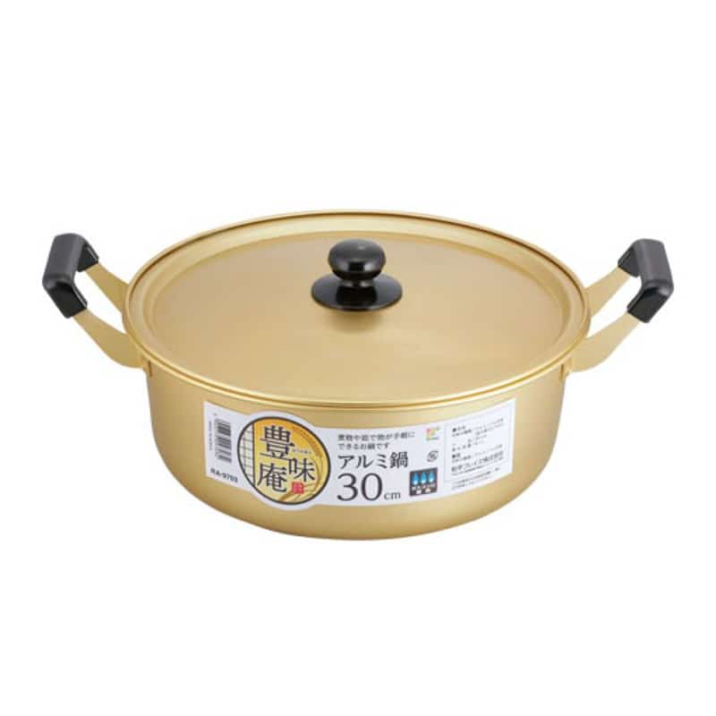 和平フレイズ 豊味庵 アルミ鍋 30cm RA-9703 1個（ご注文単位1個）【直送品】