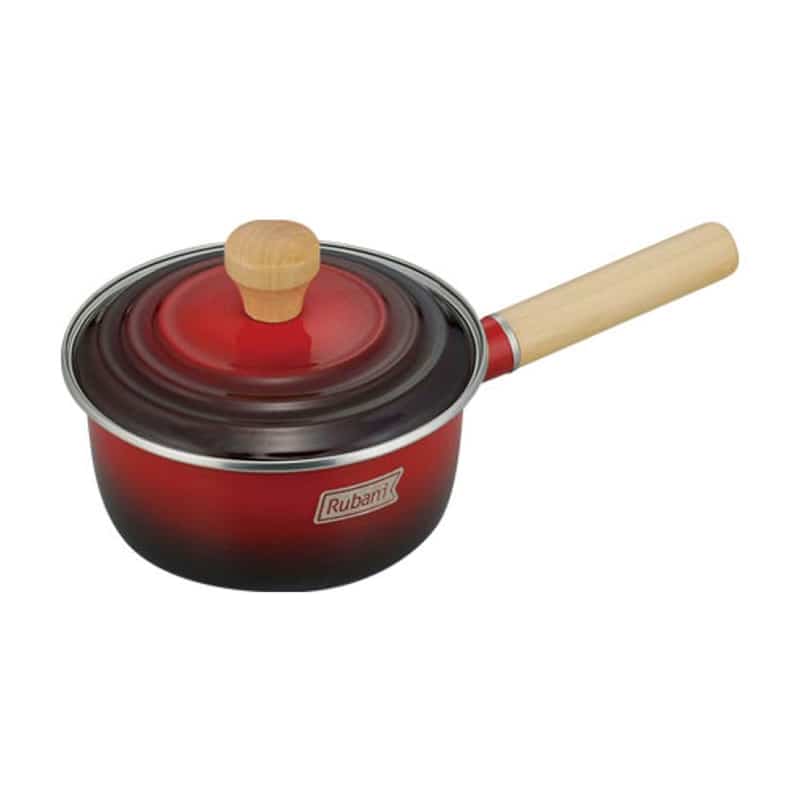 和平フレイズ ルバーニ IH対応 ホーロー片手鍋 16cm RA-9788 1個（ご注文単位1個）【直送品】