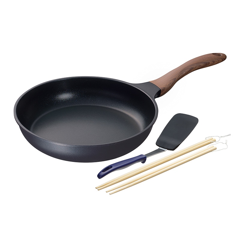 和平フレイズ エヌトーン IH対応フライパン 26cm 菜箸・ミニターナー付 MB-1458 1個（ご注文単位1個）【直送品】