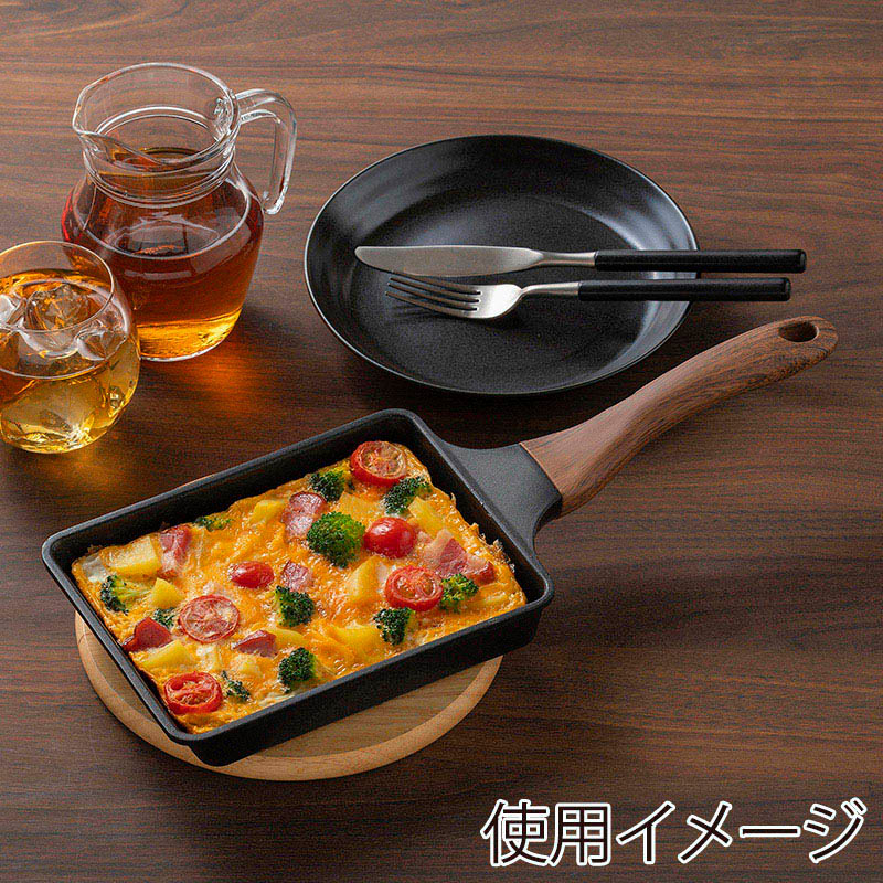 和平フレイズ エヌトーン IH対応玉子焼&深型両口フライパン 24cm キッチンバサミ付 MB-1460 1個（ご注文単位1個）【直送品】