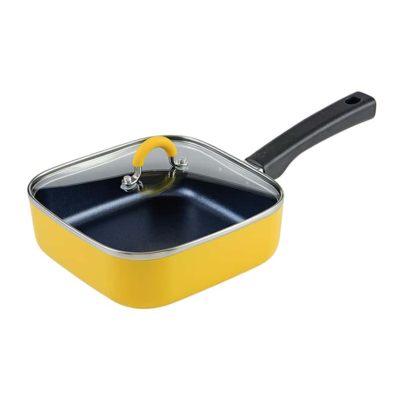 和平フレイズ トゥーメイ IH対応 スクエアパン 18cm イエロー RB-1569 1個（ご注文単位1個）【直送品】