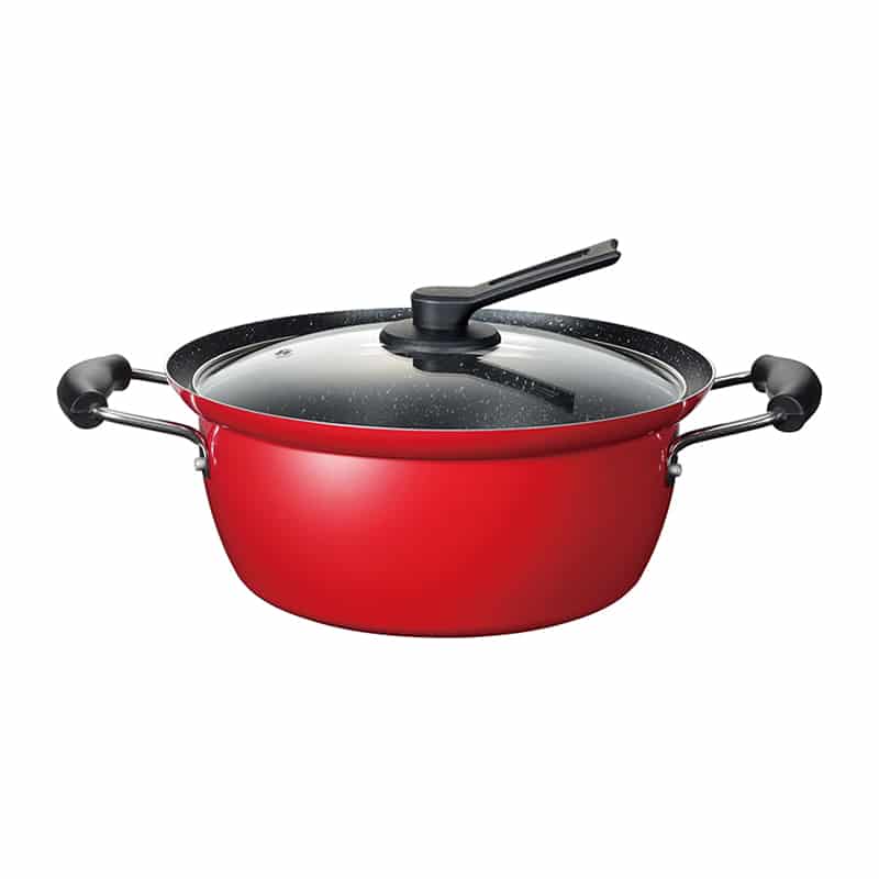 和平フレイズ にこみーな IH対応 フチ付両手鍋 26cm RB-1698 1個（ご注文単位1個）【直送品】