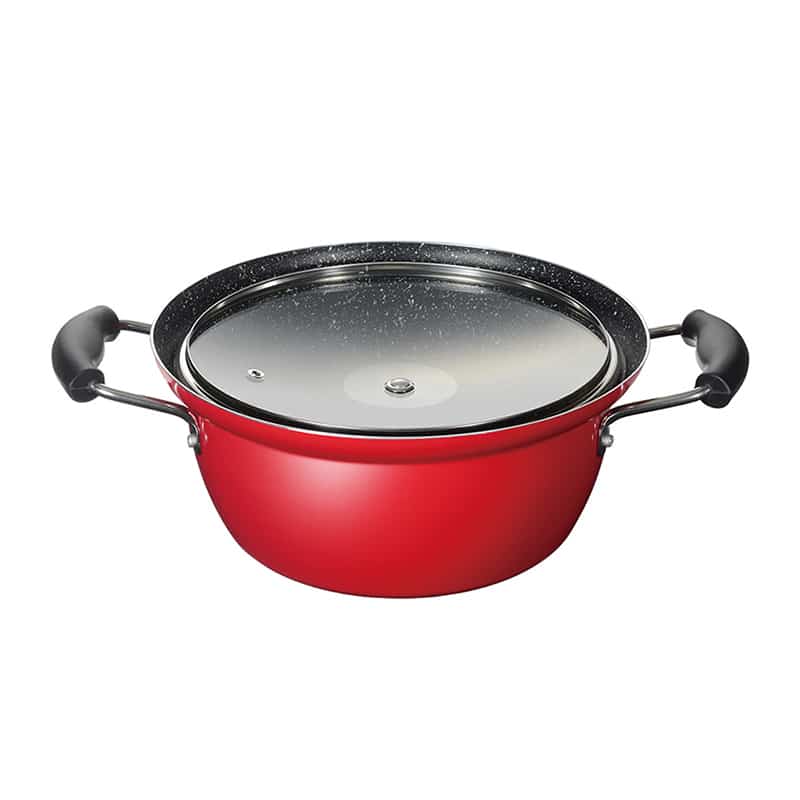 和平フレイズ にこみーな IH対応 フチ付両手鍋 26cm RB-1698 1個（ご注文単位1個）【直送品】