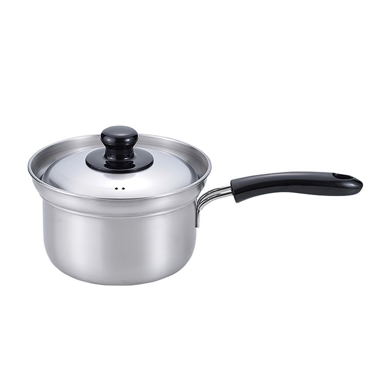 和平フレイズ 燕三 ふきこぼれにくい片手鍋 IH対応 16cm EM-006 1個（ご注文単位1個）【直送品】