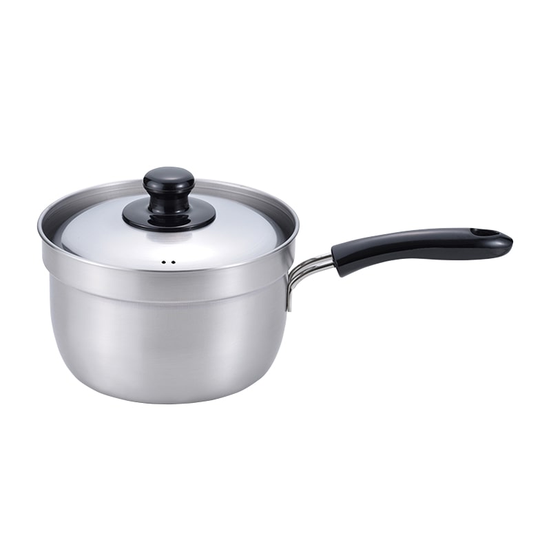 和平フレイズ 燕三 ふきこぼれにくい片手鍋 IH対応 18cm EM-007 1個（ご注文単位1個）【直送品】