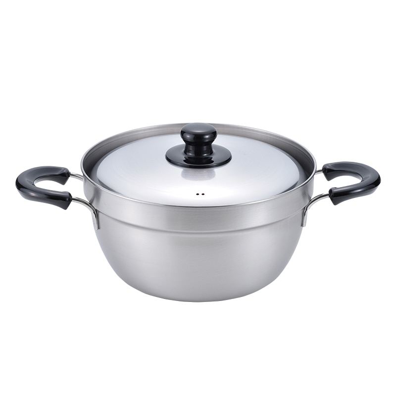 和平フレイズ 燕三 ふきこぼれにくい両手鍋 IH対応 23cm EM-009 1個（ご注文単位1個）【直送品】