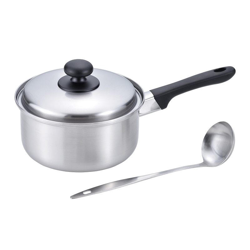 和平フレイズ 燕三 片手鍋 IH対応 18cm お玉付 EM-014 1個（ご注文単位1個）【直送品】