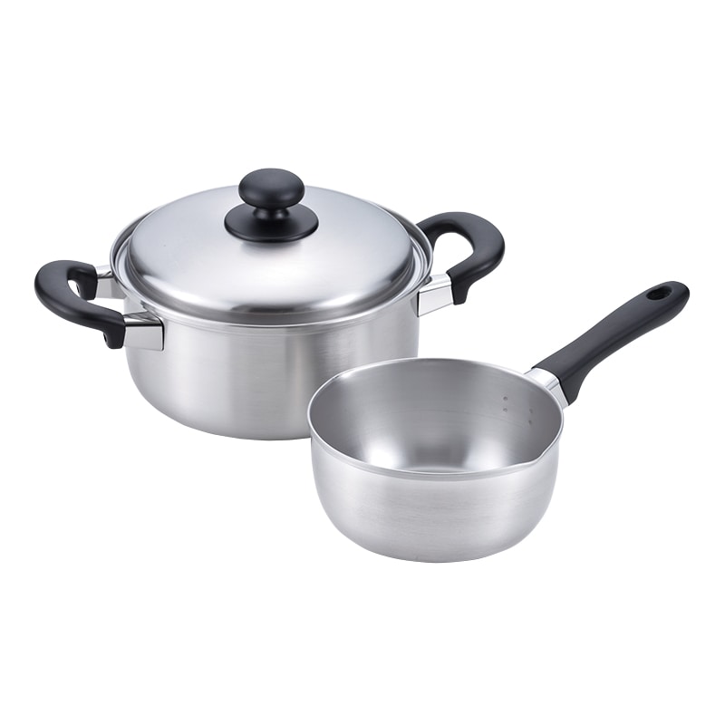 和平フレイズ 燕三 雪平鍋・両手鍋セット IH対応 16cm／20cm EM-018 1個（ご注文単位1個）【直送品】