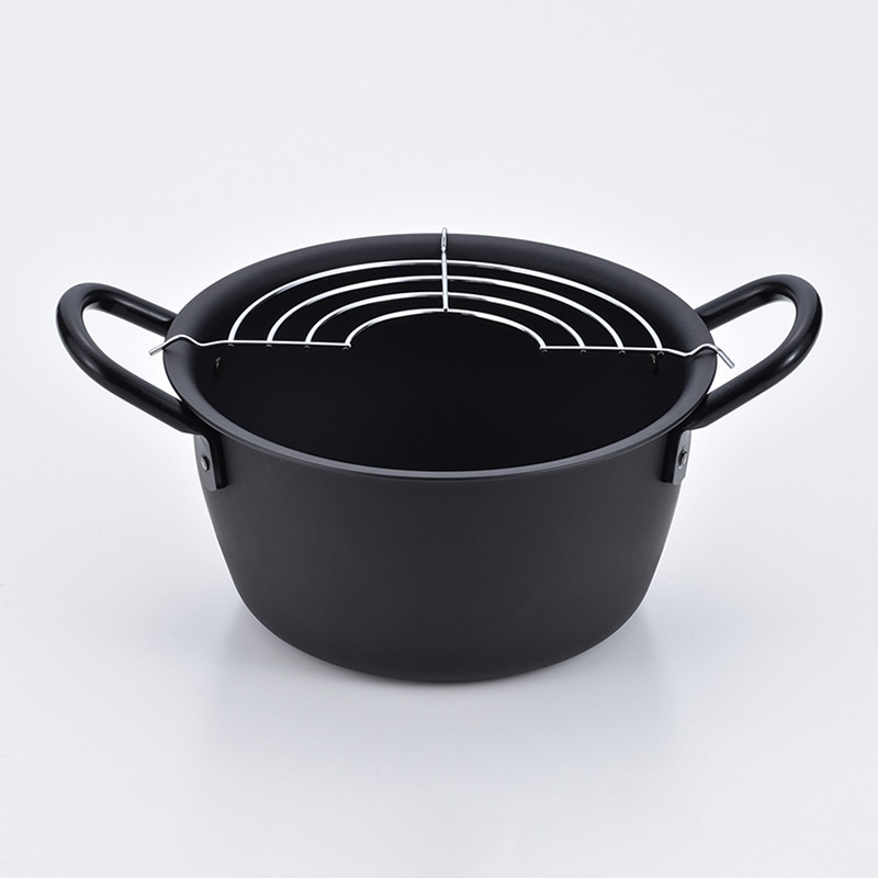 和平フレイズ 燕三 鉄深型天ぷら鍋 IH対応 18cm EM-038 1個（ご注文単位1個）【直送品】