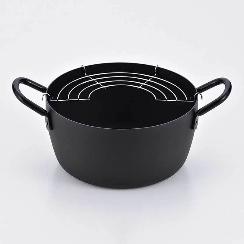 和平フレイズ 燕三 鉄深型天ぷら鍋 IH対応 22cm EM-039 1個（ご注文単位1個）【直送品】