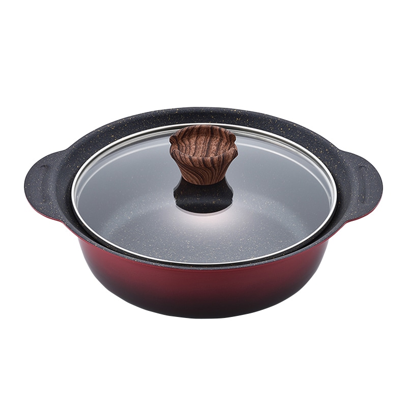 和平フレイズ 彩食庵 IH対応フチ付卓上鍋 21cm MB-2058 1個（ご注文単位1個）【直送品】