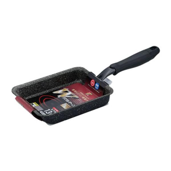 和平フレイズ ダブルマーブルアルファ IH玉子焼 13×18cm RB-2119 1個（ご注文単位1個）【直送品】