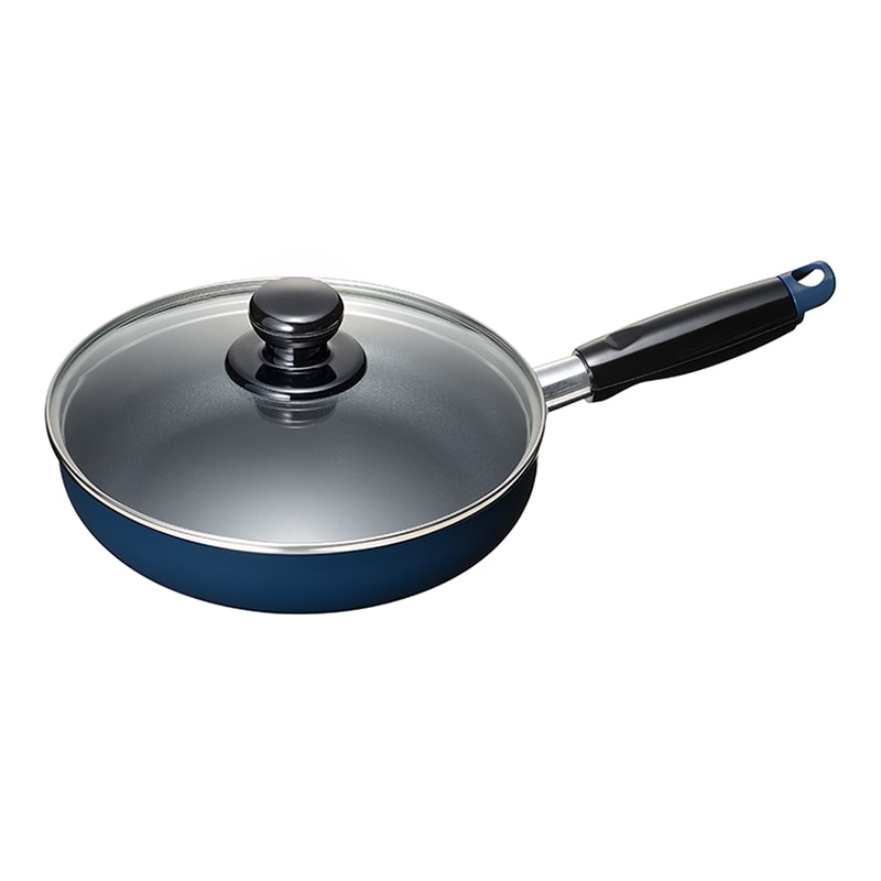 和平フレイズ スティージー2 IH対応ガラス蓋付フライパン 20cm MB-2374 1個(ご注文単位1個)【直送品】