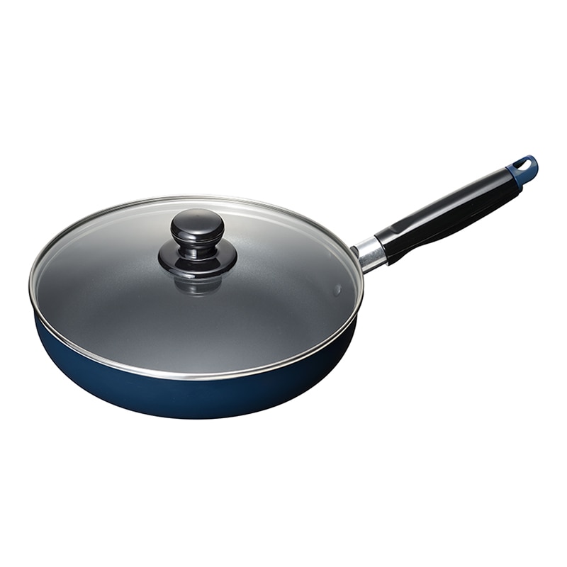 和平フレイズ スティージー2 IH対応ガラス蓋付フライパン 24cm MB-2375 1個(ご注文単位1個)【直送品】