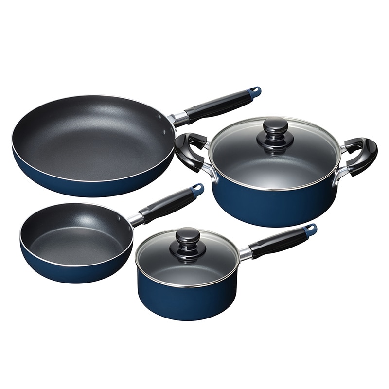 和平フレイズ スティージー2 IH対応鍋&フライパン4点セット MB-2382 1セット(ご注文単位1セット)【直送品】