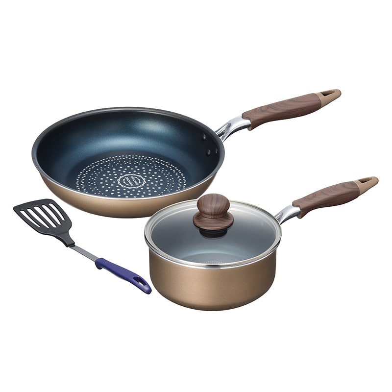 和平フレイズ ブラナーノ2 IH対応片手鍋&フライパン 18cm／26cm MB-2397 1個（ご注文単位1個）【直送品】