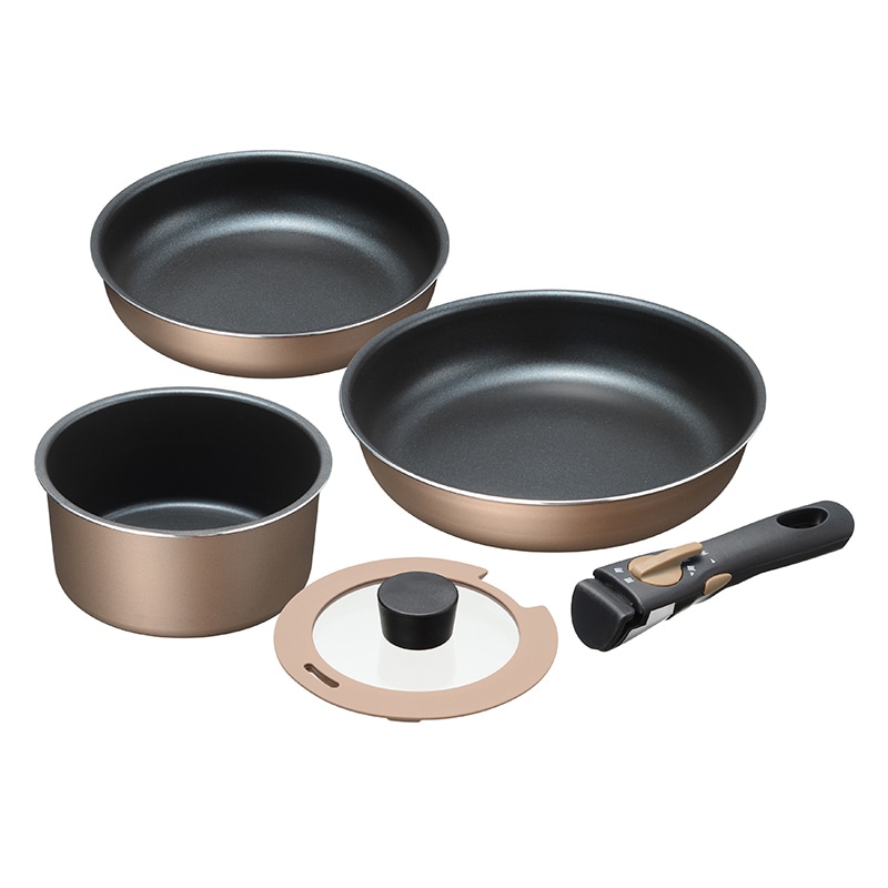 和平フレイズ ブラナーノ2 IH対応着脱ハンドル鍋 3点セット MB-2440 1セット（ご注文単位1セット）【直送品】