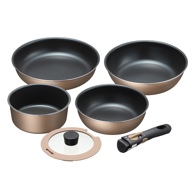 和平フレイズ ブラナーノ2 IH対応着脱ハンドル鍋 4点セット MB-2441 1セット（ご注文単位1セット）【直送品】