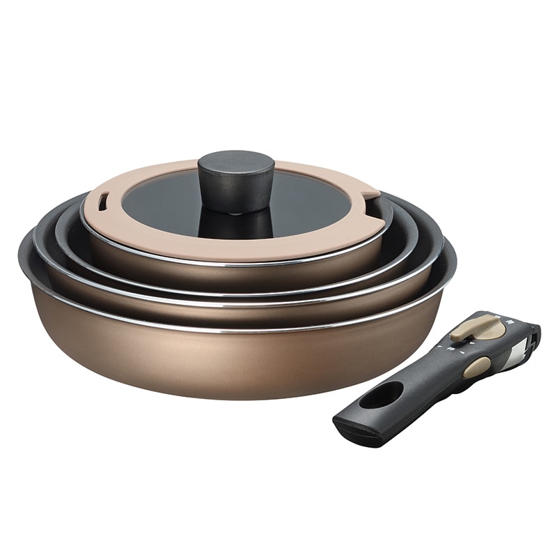 和平フレイズ ブラナーノ2 IH対応着脱ハンドル鍋 4点セット MB-2441 1セット(ご注文単位1セット)【直送品】