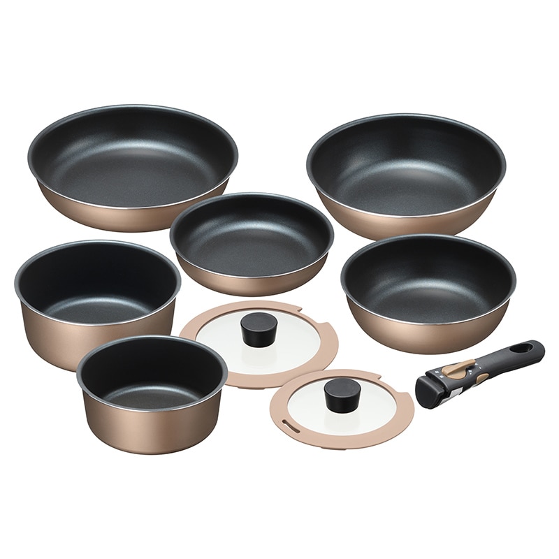 和平フレイズ ブラナーノ2 IH対応着脱ハンドル鍋 6点セット MB-2442 1セット（ご注文単位1セット）【直送品】