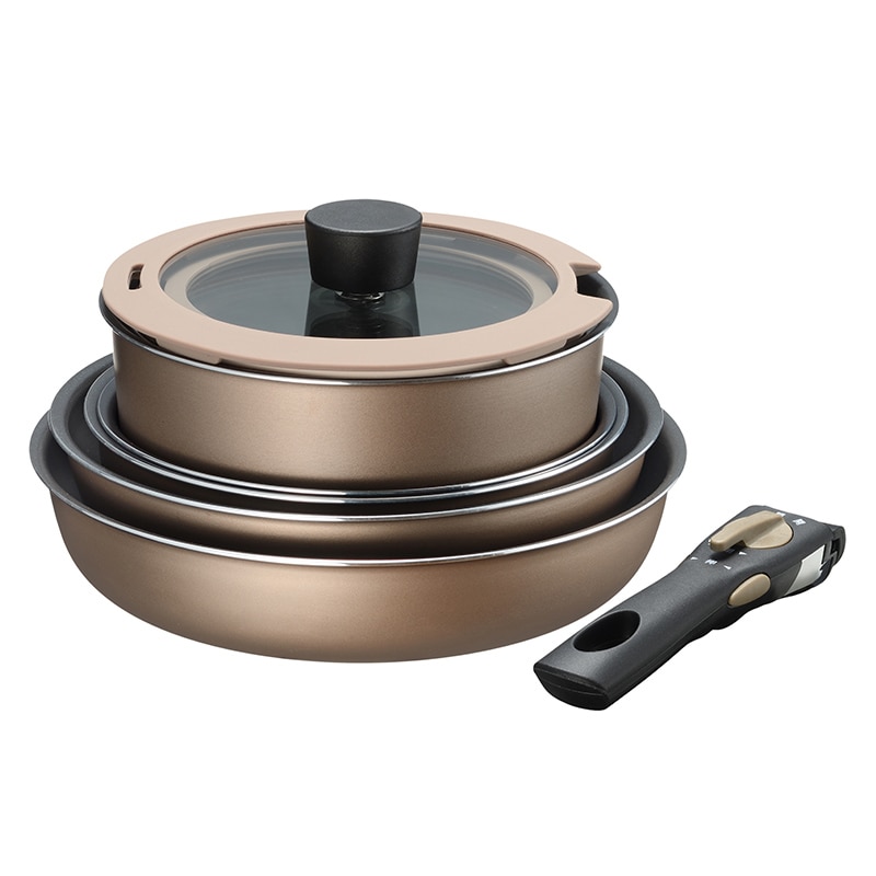 和平フレイズ ブラナーノ2 IH対応着脱ハンドル鍋 6点セット MB-2442 1セット（ご注文単位1セット）【直送品】