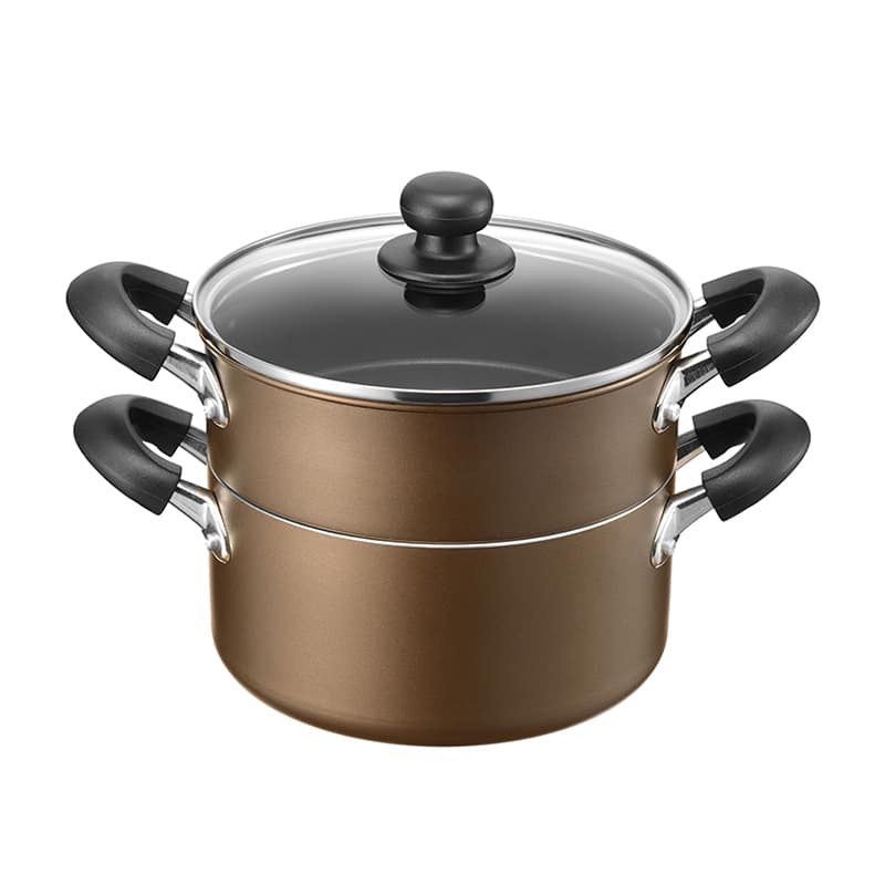 和平フレイズ Newおおらか鍋 IH対応 二段蒸し器 20cm RB-2509 1個（ご注文単位1個）【直送品】