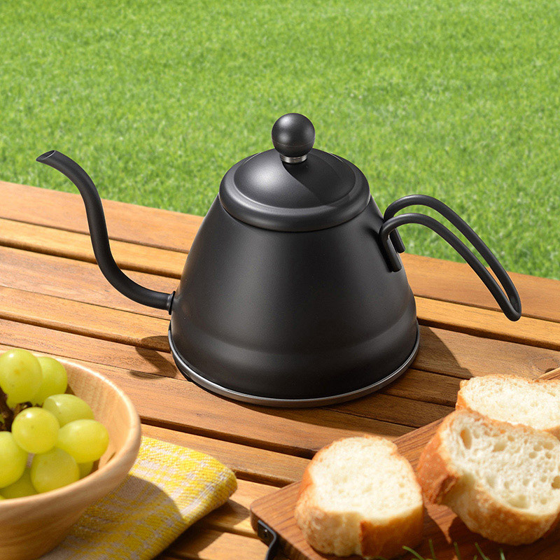 和平フレイズ 燕三 ドリップケトル IH対応 1.0L ブラック EM-057 1個(ご注文単位1個)【直送品】