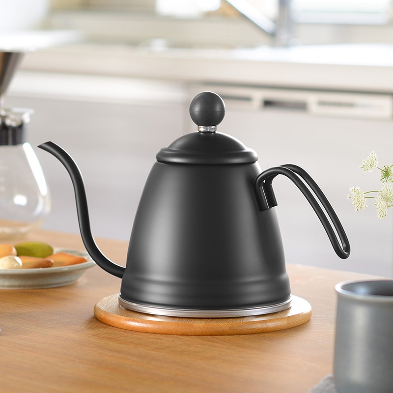 和平フレイズ 燕三 ドリップケトル IH対応 1.3L ブラック EM-058 1個（ご注文単位1個）【直送品】