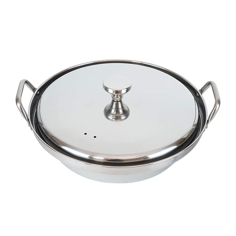 和平フレイズ 味覚探訪 韓国編 IH対応 ステンレス海鮮鍋 蓋付 24cm RB-2877 1個（ご注文単位1個）【直送品】