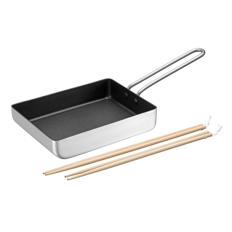 和平フレイズ デリミーズ IH対応 エッグパン 13×18cm 菜ばし付 MB-3029 1セット（ご注文単位1セット）【直送品】