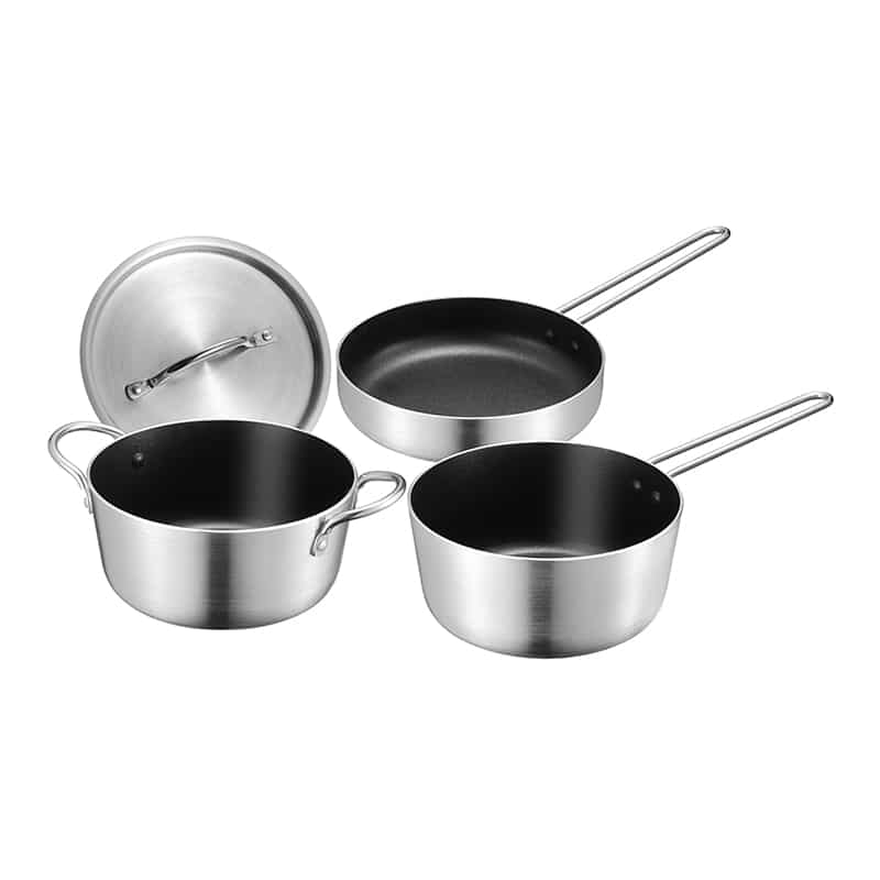 和平フレイズ デリミーズ IH対応 ソースパン&フライパン 4点セット MB-3031 1セット（ご注文単位1セット）【直送品】