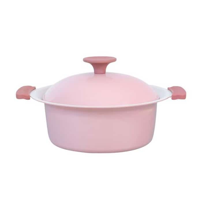 和平フレイズ プチなべ IH対応 軽くて扱いやすい卓上鍋 18cm ピンク RB-3211 1個（ご注文単位1個）【直送品】