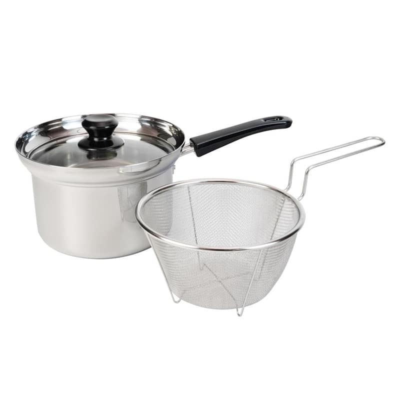 和平フレイズ 烹味屋 IH対応 片手鍋 ザル付 18cm RB-3255 1個（ご注文単位1個）【直送品】