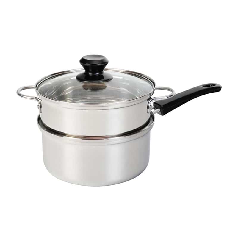 和平フレイズ 烹味屋 IH対応 片手二段蒸し器 18cm RB-3256 1個（ご注文単位1個）【直送品】