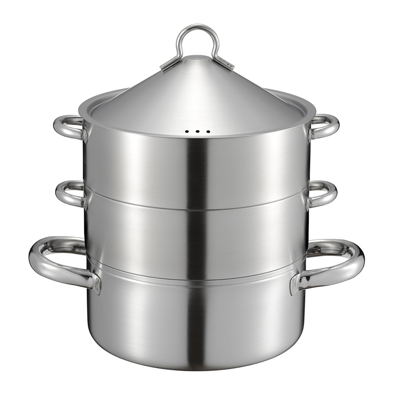 和平フレイズ 燕三 ステンレス三段蒸し器 IH対応 18cm EM-078 1個（ご注文単位1個）【直送品】