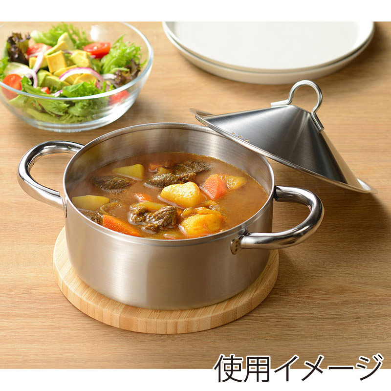 和平フレイズ 燕三 ステンレス三段蒸し器 IH対応 18cm EM-078 1個（ご注文単位1個）【直送品】